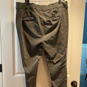 Lane Bryant Allie Pant, Straight Leg, Grey, 26R